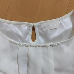 ☆美品☆可愛いワンピース(花柄・パール)の画像