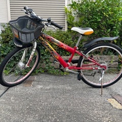 【売却済】子ども自転車24インチオートライト