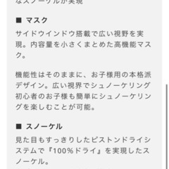シュノーケル　子供用の画像