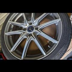 カローラフィールダー　205/45R17　ウェッズの画像