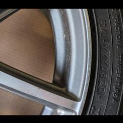 カローラフィールダー　205/45R17　ウェッズの画像