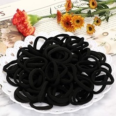 【96本入り】黒 4.5cm ヘアゴム こども 女の子 髪ゴム 大容量 キッズの画像