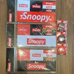 スヌーピー　　シール　缶バッチ