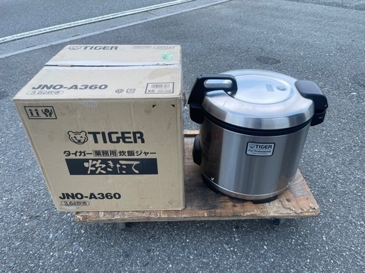 ■中古品 タイガー炊飯ジャー JNO-A360 2019年 100V 3.6L 動作問題なし ステンレスXS ２升炊き■