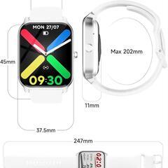 スマートウォッチ【通話機能付き＆Alexa音声2024】の画像