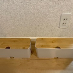 コンセント収納BOX【タコ足配線を綺麗に収納】の画像
