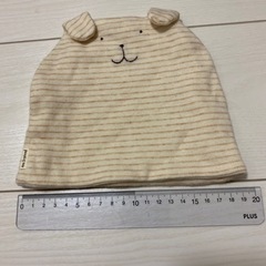 未使用　新生児　ニット帽　ポプキンズベビーの画像