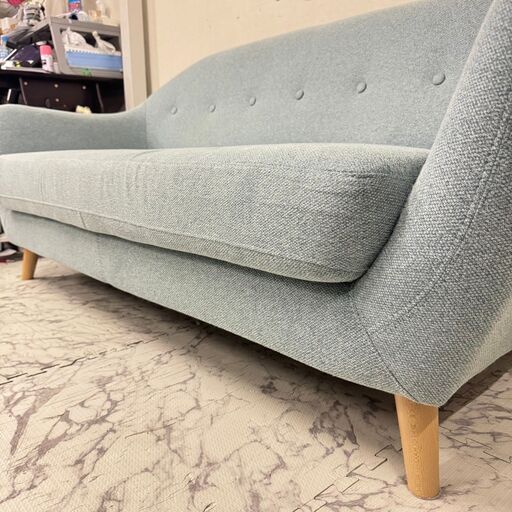  18921  NITORI 2.5人掛け布張りソファ　   ◆大阪市内・東大阪市他 6,000円以上ご購入で無料配達いたします！◆ 