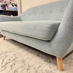  18921  NITORI 2.5人掛け布張りソファ　   ◆大阪市内・東大阪市他 6,000円以上ご購入で無料配達いたします！◆ ※京都・高槻・枚方方面◆神戸・西宮・尼崎方面◆生駒方面、大阪南部方面　それぞれ条件付き無料配送あり！            の画像