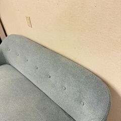  18921  NITORI 2.5人掛け布張りソファ　   ◆大阪市内・東大阪市他 6,000円以上ご購入で無料配達いたします！◆ ※京都・高槻・枚方方面◆神戸・西宮・尼崎方面◆生駒方面、大阪南部方面　それぞれ条件付き無料配送あり！            の画像