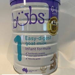 Bubs オーガニック粉ミルク 3缶 ヤギ