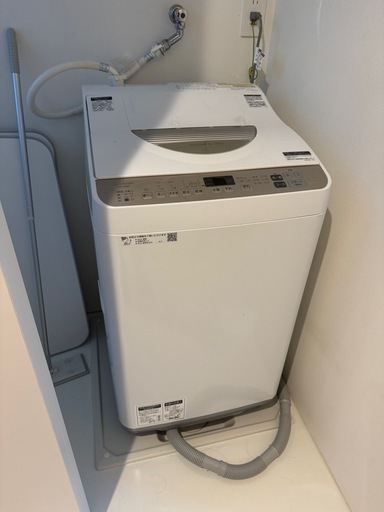シャープ製/2020年式/5.5kg/洗濯乾燥機/ES-T5DBK