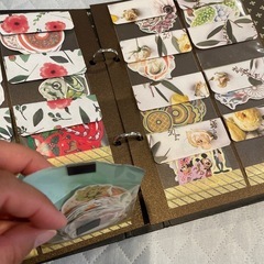 ハンドメイド　シール収納の画像