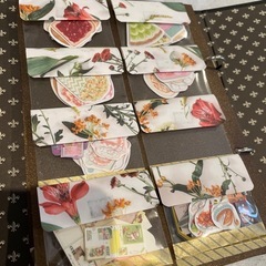 ハンドメイド　シール収納の画像