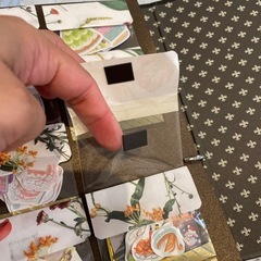 ハンドメイド　シール収納の画像