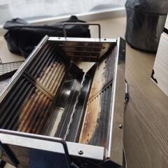 値下げしました　キャンプ用品　卓上BBQ　ユニセラTG-Ⅲロングの画像