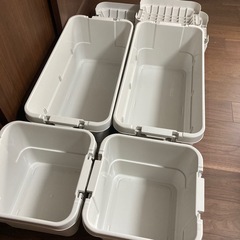 無印良品　収納ケース　4つの画像