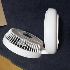 USB充電式首振り卓上扇風機 角度調整機の画像