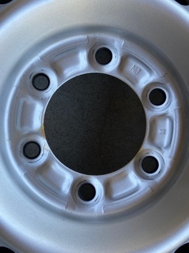 商談中！※最終値下げ！J15×5J 4 21/5NJ 5 トヨタダイナ　スチールホイル　4本セット　着用のみで未走行