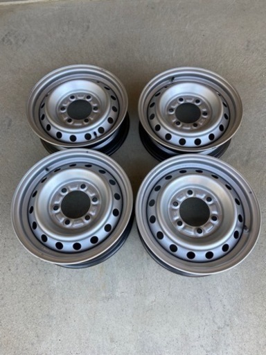 商談中！※最終値下げ！J15×5J 4 21/5NJ 5 トヨタダイナ　スチールホイル　4本セット　着用のみで未走行