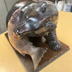 北海道　木彫り熊　の画像