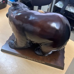 北海道　木彫り熊　の画像