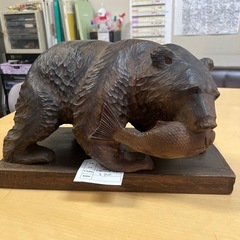 木彫り熊　今泉作