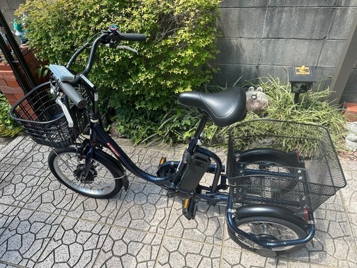 - ̗̀⚠︎ ̖́-USED- ̗̀⚠︎ ̖́- 電動アシスト三輪自転車 18インチ ブルー