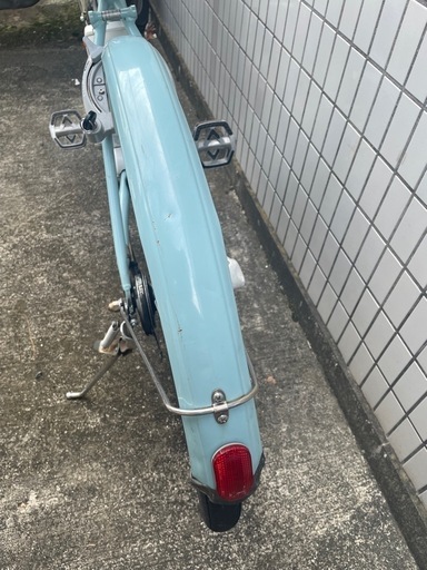 ★商談中　新基準 ブリヂストン デリーシェ　6.6Ah リチウム 電動自転車 中古 水色