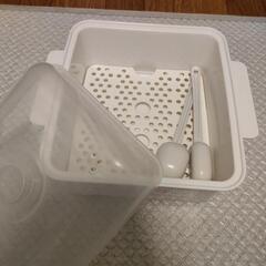 哺乳瓶消毒器 ミルクの簡単軽量スプーン付きの画像