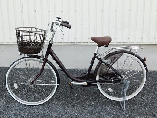 中古自転車多数販売中!　試乗して下さい!　早い者勝ち!　ご来店ください!　シニア向け　ブリヂストン　シティサイクル　24インチ　ブラウ