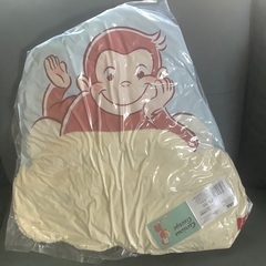 おさるのジョージ　モコモコ雲クッションの画像