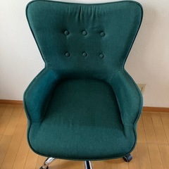 値下げしました！美品　LOWYA チェア　ダークグリーン