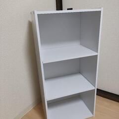 3段 カラーボックス ホワイト