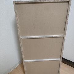 3段 カラーボックス ホワイトの画像