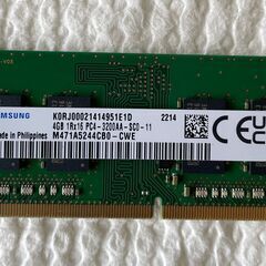 メモリー４GB×２＝８GB　（DDR4－又は、（PC４－))　サ...
