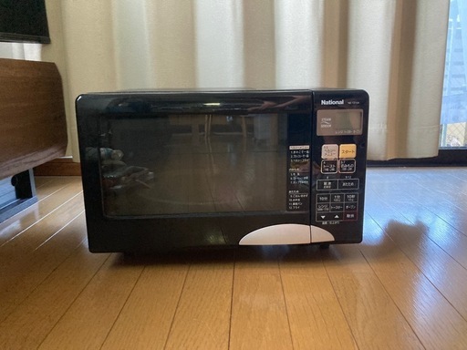 ナショナル 電子レンジ　オーブンレンジ　黒