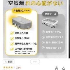 　家庭用プール　2.5mの画像