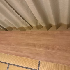 会議テーブル スタッキング 幅1800×奥行450mm ナチュラル×ブラック OC-MTS1845-NABKの画像