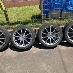 取引中】215/45ZR18 インチアップ ホイール