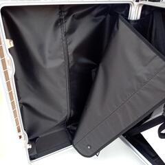 ★ジモティ割あり★ キャリーケース　シルバー　クリーニング済　YJ3277の画像