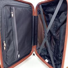 ★ジモティ割あり★ スーツケース　ベージュ×ブラウン　クリーニング済　YJ3278の画像