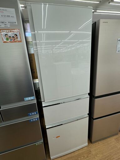 ★ジモティ割あり★ MITSUBISHI 冷蔵庫 MR-CX37A-W1 365L 17年製 動作確認／クリーニング済み KJ5742
