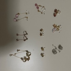 イヤリングセット　　スワロフスキー材料