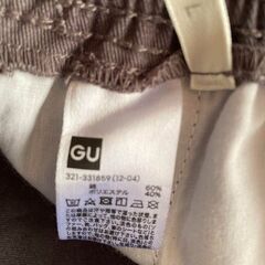 GU．ハーフパンツ．メンズLサイズの画像