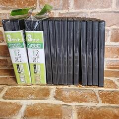 DVDトールケース　CD　DVD保管用　16枚分　一部未使用ありの画像