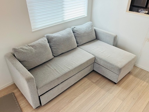 ソファベッド(グレー)