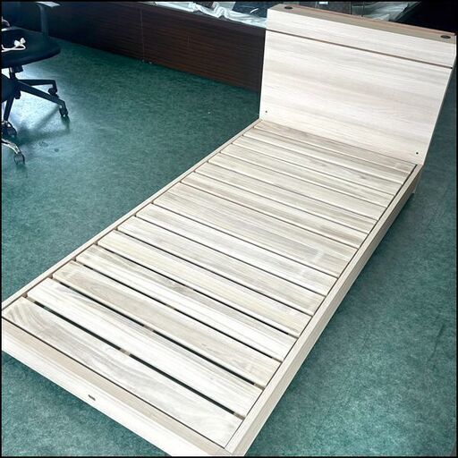 シモンズ/SIMMONS シングルサイズ すのこベッド ポケットコイルスプリングマットレス付属 コンセント×2付き 札幌 東区