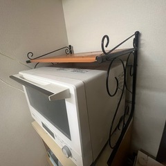 受付終了　家電ラック  レンジ上の画像