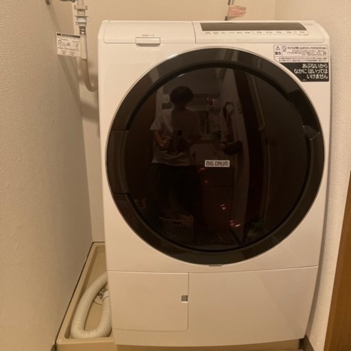日立 ドラム式洗濯乾燥機 洗濯10kg/乾燥6kg ホワイト ビッグドラム BD-SG100GL W 左開き 風アイロン 本体日本製 BD-SG100GL(W)